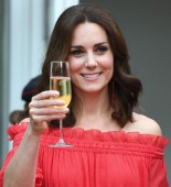 Mandatory Credit: Photo by REX/Shutterstock (8966430w)
The Duchess of Cambridge attends the Queen's Birthday Garden Party at the British Ambassador's Reception in Berlin, Germany, on the 19th July 2017.

Prince William and Catherine Duchess of Cambridge visit to Germany - 19 Jul 2017