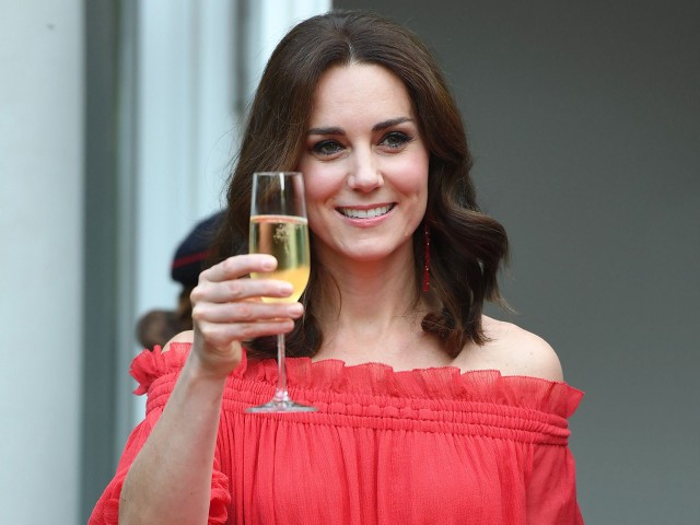 Mandatory Credit: Photo by REX/Shutterstock (8966430w)
The Duchess of Cambridge attends the Queen's Birthday Garden Party at the British Ambassador's Reception in Berlin, Germany, on the 19th July 2017.

Prince William and Catherine Duchess of Cambridge visit to Germany - 19 Jul 2017