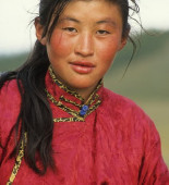 A young northern Mongolian woman herder.